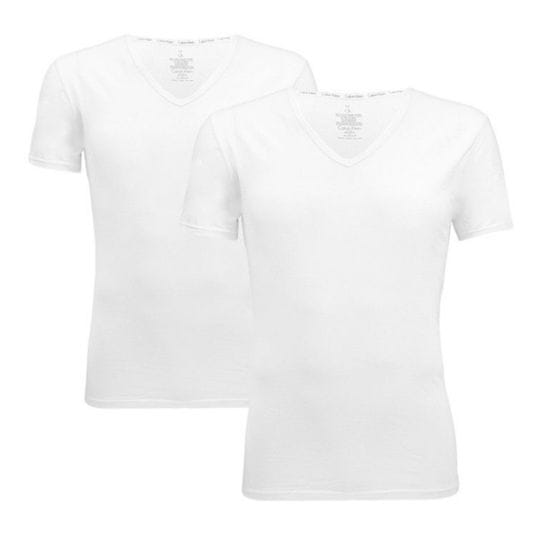 Calvin Klein Pánské tričko s krátkým rukávem 2Pack Velikost: S NB1089A-100