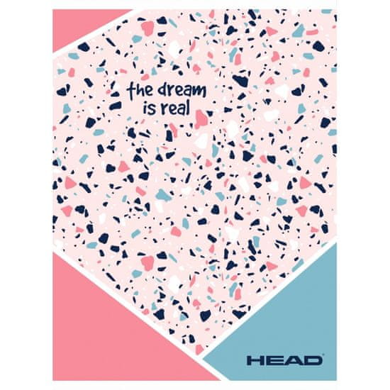 Head Pink Terrazzo, Sešit čtverečkovaný 565 (5x5mm), A5, 60 listů, 102020002