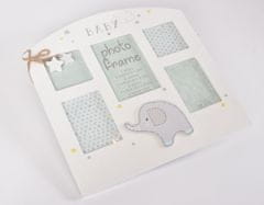 Innova GLITTER ELEPHANT rámeček MDF multi bílý