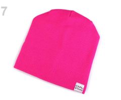 Kraftika 1ks růžová neonová zimní čepice capu, dámské čepice