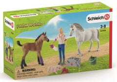 Schleich 42486 Návštěva lékaře u klisny a hříběte