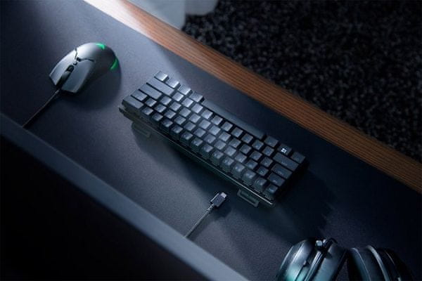 Herní klávesnice Razer Huntsman Mini, Razer Optical Red, US (RZ03-03390200-R3M1) podsvícení RGB razer optical red