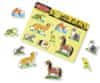 Melissa & Doug Dřevěné puzzle se zvuky domácí zvířata