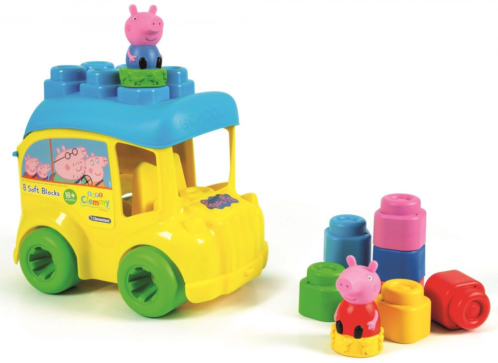 Clementoni Clemmy baby Peppa Pig školní autobus