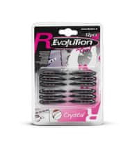 R.EVOLUTION GIRL Ochrana dveří CRYSTAL černá 12ks