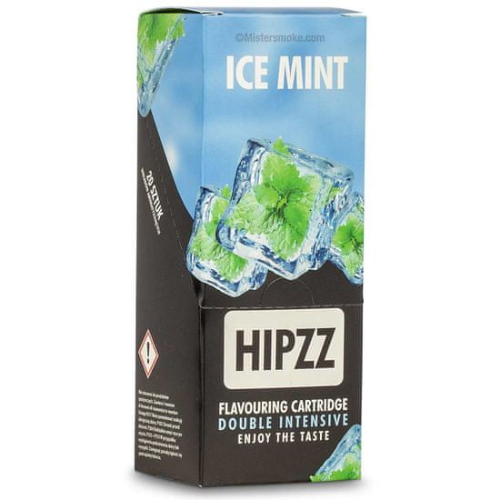 HIPZZ Aromatická ochucovací karta Ice Mint 40 ks