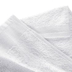 Greatstore 12dílná sada ručníků a osušek bavlna 450 g/m2 bílá