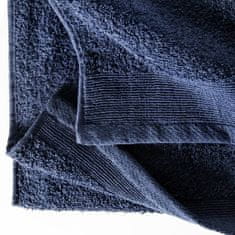 Greatstore 12dílná sada ručníků a osušek bavlna 450 g/m2 námořnická modrá
