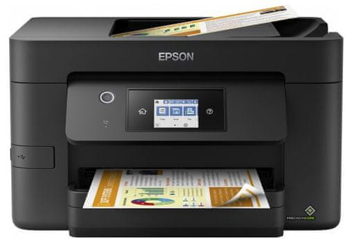 Tiskárna Epson WorkForce Pro WF-3820DWF (C11CJ07403), barevná, multifunkce vhodná do kanceláří skener Wi-Fi