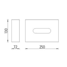 BPS-koupelny Zásobník papírových kapesníčků - UN 9010N-10