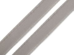 Kraftika 5m šedá rypsový prýmek / lampas šíře 17mm, oděvní prýmky