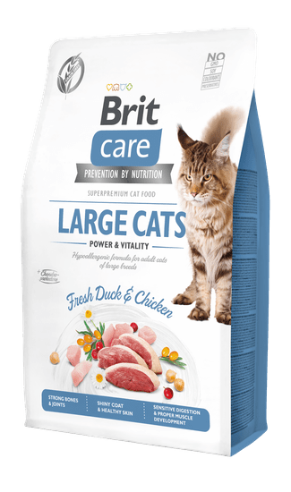 Brit Care Cat Grain-Free Large cats Power & Vitality 2 kg