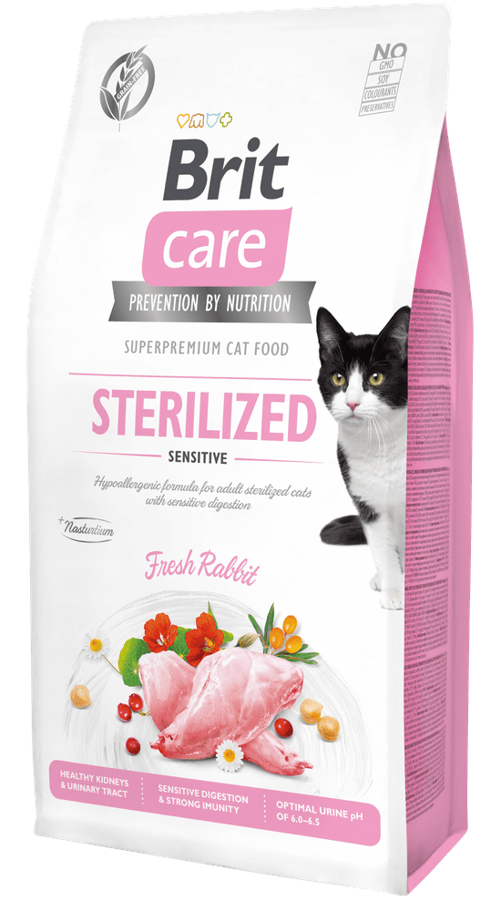 Brit Care Cat Grain-Free Sterilized Sensitive 7 kg