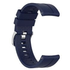 BStrap Silicone Cube řemínek na Huawei Watch GT 42mm, dark blue