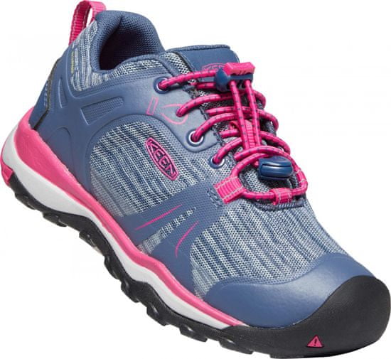 KEEN dívčí treková obuv TERRADORA II LOW WP blue fog/pink peacock