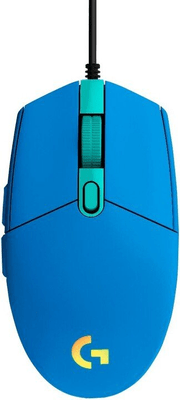 Herní myš Logitech G102 Lightsync, modrá (910-005801) senzor 8 000 DPI