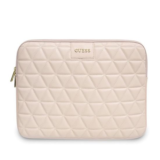 Guess Quilted obal na notebook 13", růžový