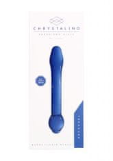 Shots Toys Shots Chrystalino Treasure blue skleněné dildo