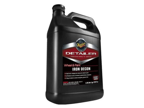 Meguiar's Professional Wheel & Paint IRON DECON - pH neutrální čistič disků s přebarvováním do ruda + chemická dekontaminace karoserie, 3,79 l