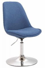 BHM Germany Jídelní židle Mave, modrá / stříbrná