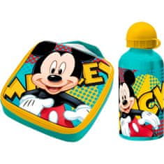 KIDS LICENSING Termo taška / box na svačinu + ALU láhev 400ml MICKEY MOUSE