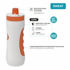 QUOKKA Quokka Sweat, Sportovní plastová láhev BLACK LIME 680ml, 06970