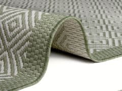 Hanse Home Kusový koberec Flatweave 104824 Green/Cream 160x230