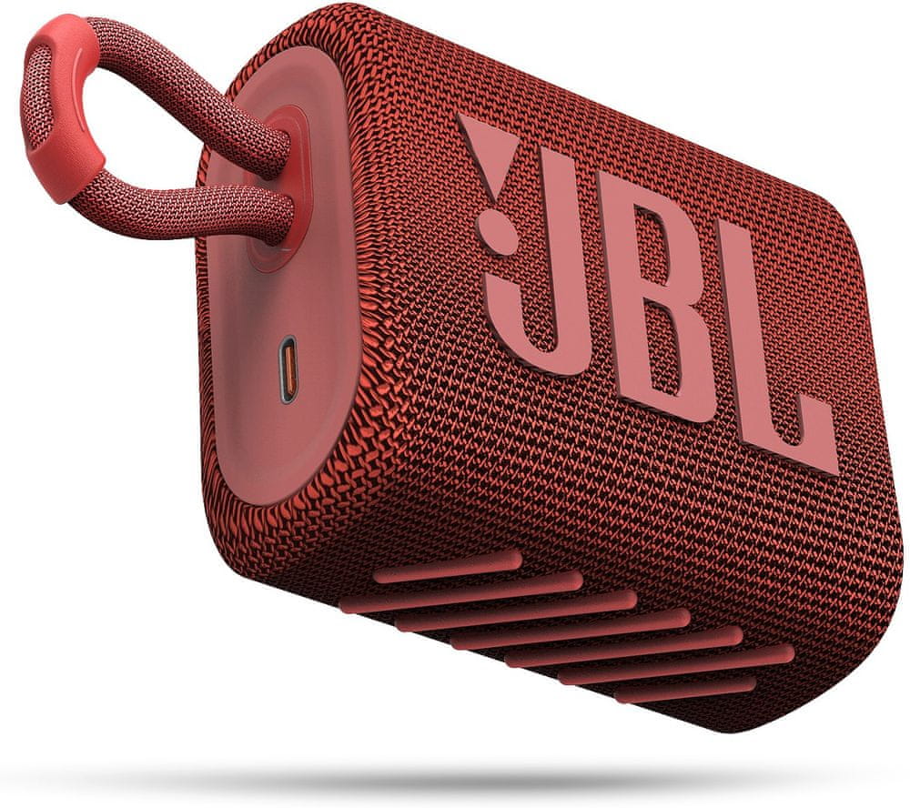 JBL GO 3, červená