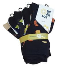 OXSOX pánské bavlněné barevné veselé CRAZY SOCKS ponožky PIVO ox7100120 5-pack, 39-42