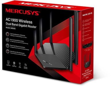 Router Mercusys MR50G (MR50G) Wi-Fi 2,4 GHz 5 GHz RJ45 LAN WAN MU-MIMO 