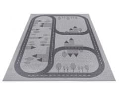 Mujkoberec Original Dětský kusový koberec Mujkoberec Original Flatweave Kids Rugs 104878 Grey 200x290