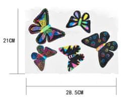 Kraftika Papírová dekorace pro děti - 5 motýlků