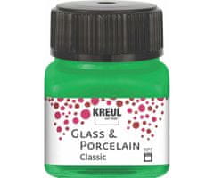 Kraftika Barva na sklo a porcelán kreul classic zelená 20 ml