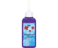 Kraftika Barva na sklo window color 80 ml transparentní fialová