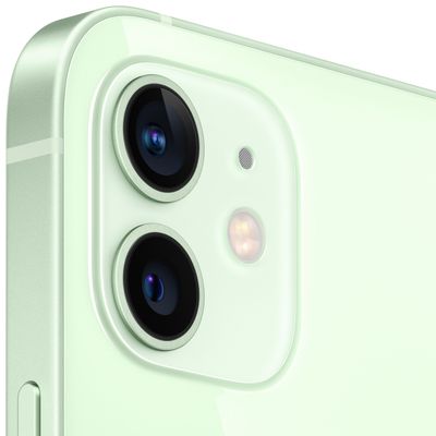 Apple iPhone 12, duální širokoúhlý ultraširokoúhlý fotoaparát vylepšený noční režim optická stabilizace obrazu Smart HDR
