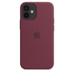 Apple iPhone 12 mini Silicone Case with MagSafe - Plum (MHKQ3ZM/A)