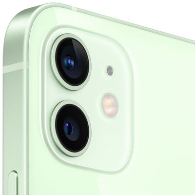 Apple iPhone 12 mini, duální širokoúhlý ultraširokoúhlý fotoaparát vylepšený noční režim optická stabilizace obrazu Smart HDR