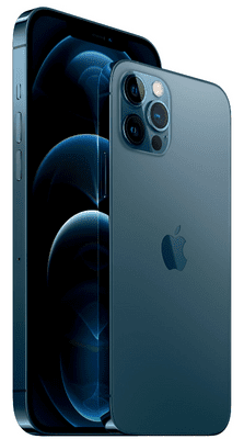 Apple iPhone 12 Pro Max, supervýkonný procesor, strojové učení, A14 Bionic, velký displej, duální ultraširokoúhlý fotoaparát, IP68, voděodolný, Face ID, čtečka obličeje, Dolby Atmos