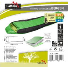 Cattara Spacák BERGEN 230 x 80/55 cm mumie