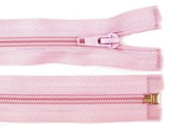 Kraftika 1ks candy pink spirálový zip šíře 5mm délka 30cm bundový