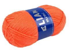 Kraftika 1ks (4566) vibrant orange neon pletací příze mimi 50g