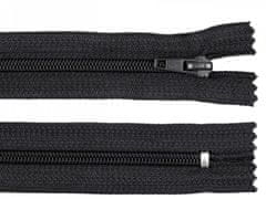 Kraftika 1ks black spirálový zip šíře 5mm délka 18cm pol