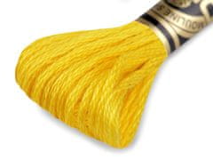 Kraftika 1ks vibrant yellow vyšívací příze dmc mouliné spécial