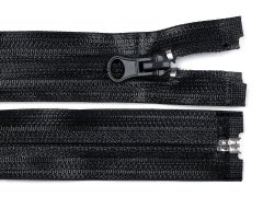 Kraftika 1ks black voděodolný zip šíře 6mm délka 70cm spirálový