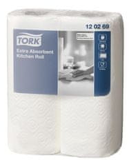 Tork Papírové kuchyňské role TORK KITCHEN PLUS, 12ks, 15,4 metrů - 120269