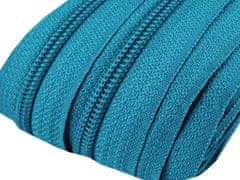 Kraftika 5m tile blue zip spirálový 5mm metráž pro jezdce typu pol