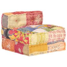 Petromila Modulární pouf patchwork textil