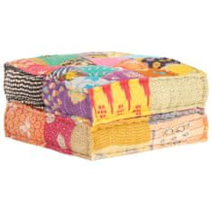 Vidaxl Pouf 60 x 70 x 36 cm patchwork textil