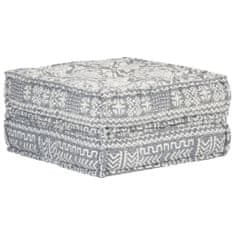 Greatstore Pouf 60 x 70 x 36 cm světle šedý textil