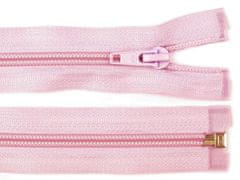 Kraftika 1ks candy pink spirálový zip šíře 5mm délka 50cm bundový